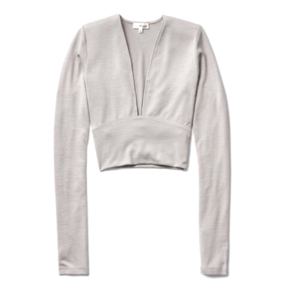 Aritzia | Wilfred Free Brigitte long sleeve crop - Picture 1 of 3